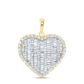 7/8CTW-DIA NK FASHION HEART PENDANT